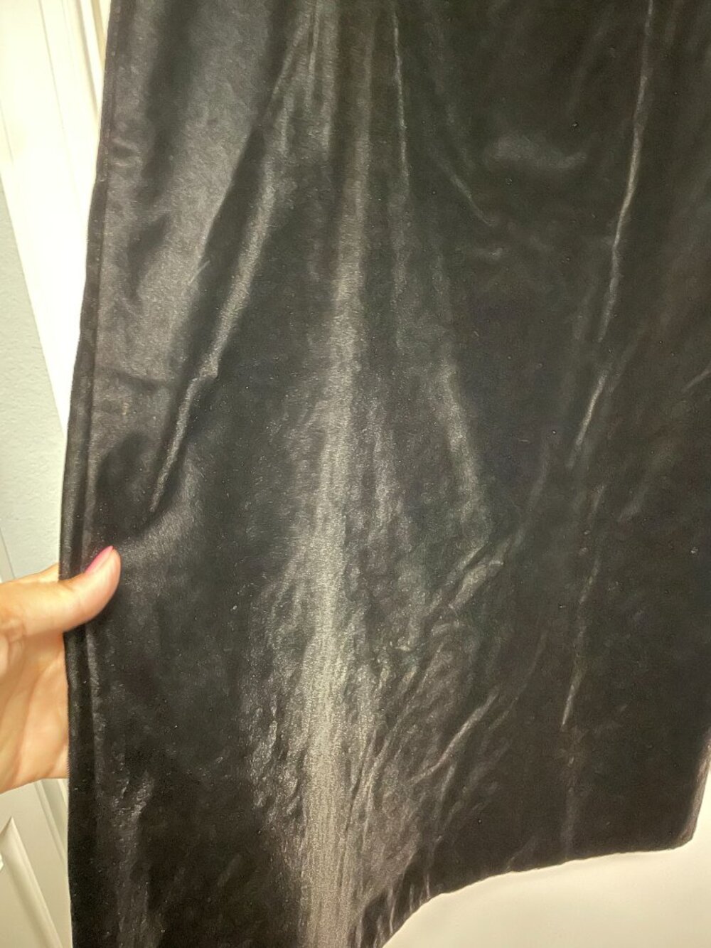 Entire Closet $5! 90s Y2K Velvet Scott Jessica McClintock Maxi Skirt - Picture 4 of 13